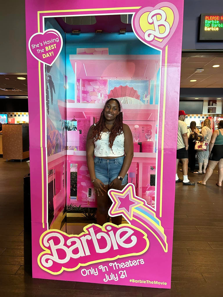 Olivia Lauren and mom saw the Barbie Movie (2023)